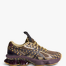 Asics - US7-S Gel-Kinetic Fluent Sneakers in Beniimo Purple and Lemongrass