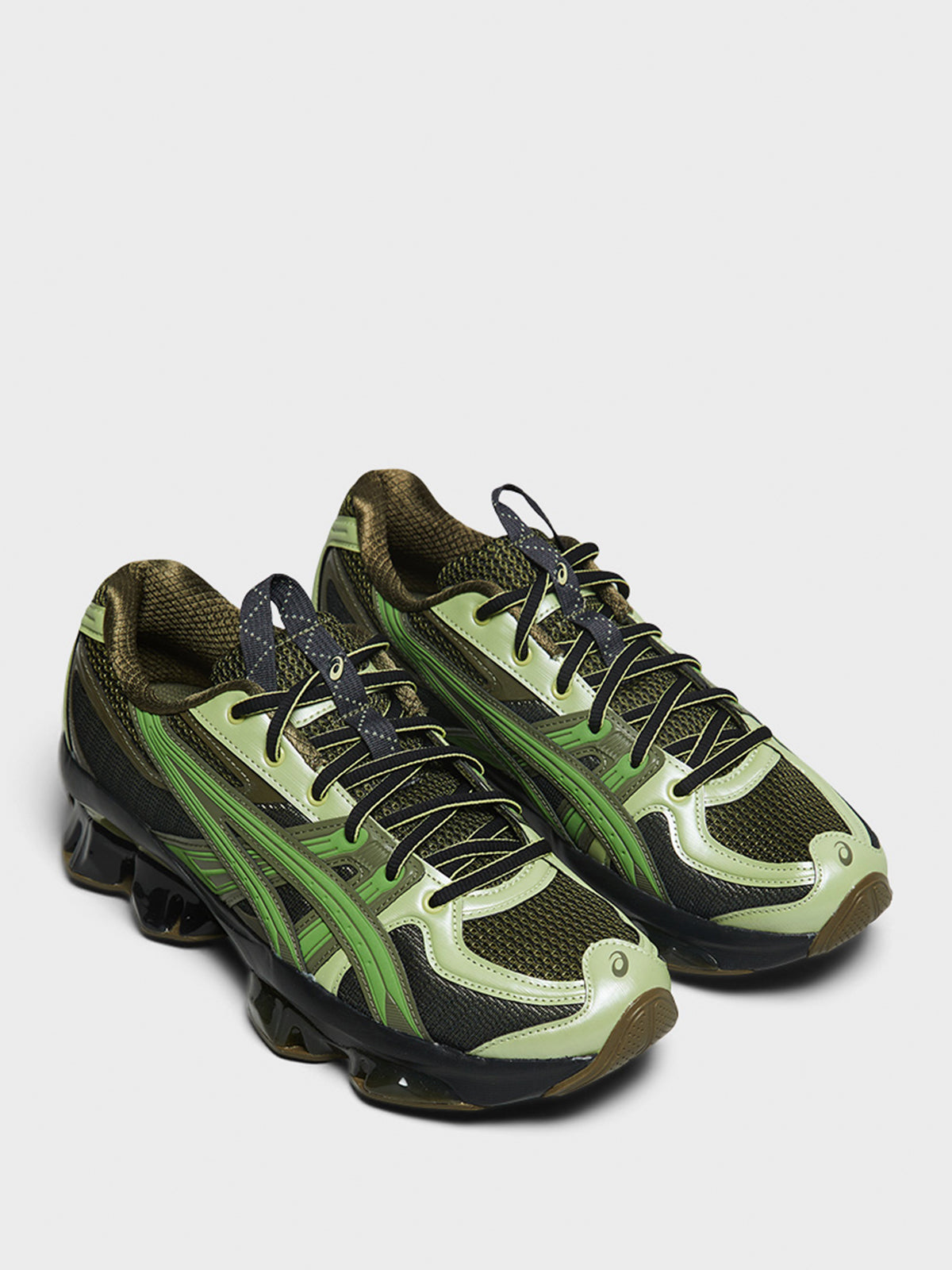 US5-S Gel-Quantum Kinetic Sneakers in Green and Black