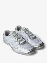 Asics - Asics X Empty Behavior Hypersync in White and Pure Silver