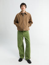 Auralee - Bonded Tropical Wool Zip Blouson in Top Brown