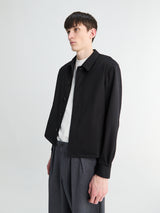Auralee - Wool Herringbone Blouson in Black