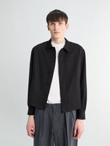 Auralee - Wool Herringbone Blouson in Black