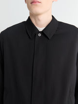 Auralee - Wool Herringbone Blouson in Black