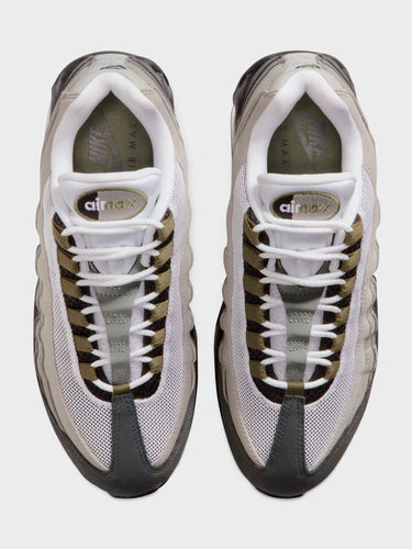 Nike - Air Max 95 OG in Black, Medium Olive, White and Reflect Silver