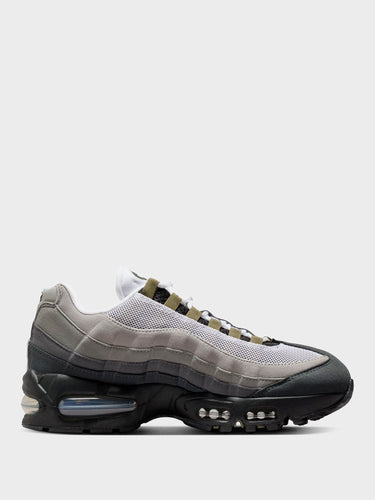 Nike - Air Max 95 OG in Black, Medium Olive, White and Reflect Silver