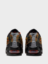 Nike - Air Max 95 OG QS Sneakers in Black, Safety Orange, Metallic Silver, Golden Beige and Cargo Khaki