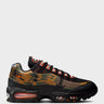 Nike - Air Max 95 OG QS Sneakers in Black, Safety Orange, Metallic Silver, Golden Beige and Cargo Khaki