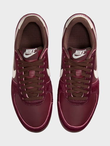 Women's Field General Sneakers in Burgundy Crush and Phantom Baroque Brown
