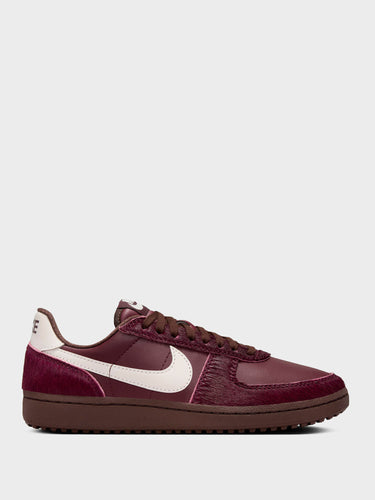 Women's Field General Sneakers in Burgundy Crush and Phantom Baroque Brown