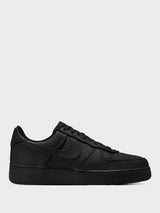 Nike - Force 1 Low Retro PRM Sneakers in Black, Black and White