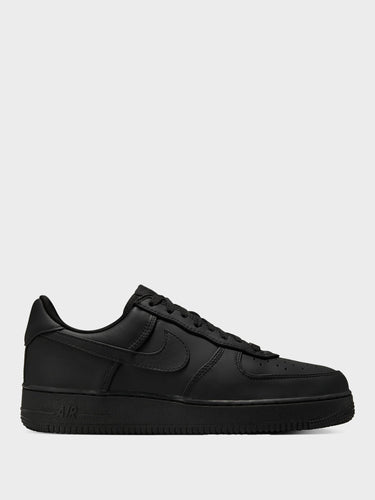 Nike - Force 1 Low Retro PRM Sneakers in Black, Black and White