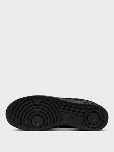Nike - Force 1 Low Retro PRM Sneakers in Black, Black and White
