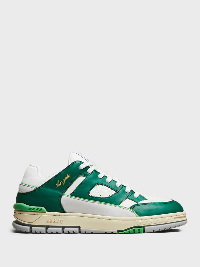 Axel Arigato - Area Lo Sneakers in Green and White
