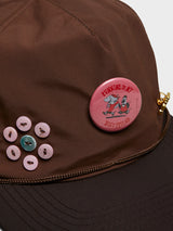 Alex Zono - Running is my Best Friend Trucker Cap in Brown