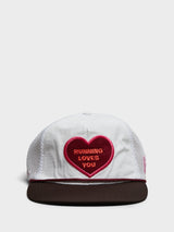 Alex Zono - Running Loves You Trucker Cap in White