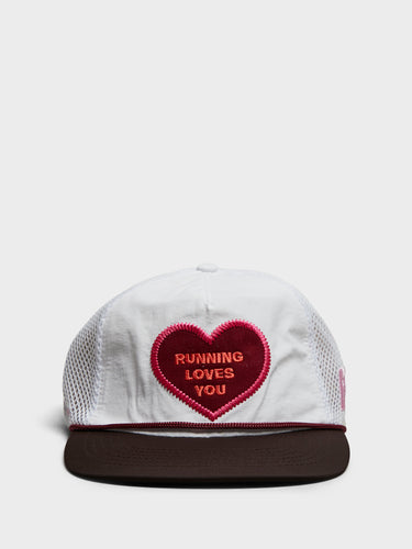 Alex Zono - Running Loves You Trucker Cap in White