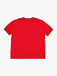 Alex Zono - Ringer Tee Running Heart in Maroon