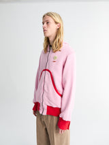 Alex Zono - Waffle Hoodie in Pink