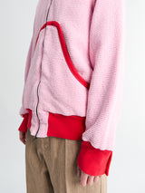 Alex Zono - Waffle Hoodie in Pink