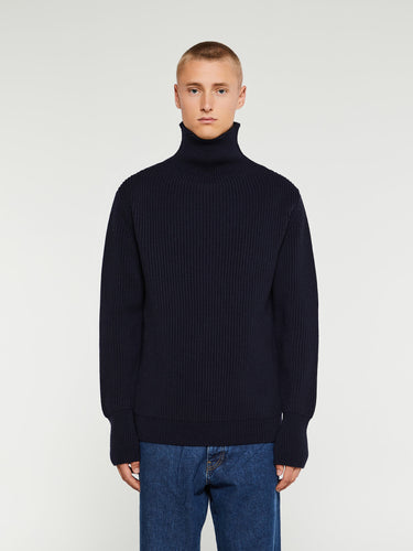 Andersen-Andersen - Navy Turtleneck in Navy