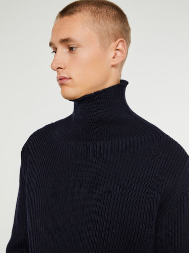 Andersen-Andersen - Navy Turtleneck in Navy