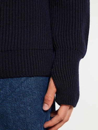 Andersen-Andersen - Navy Turtleneck in Navy