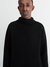 Andersen-Andersen - Navy Turtleneck in Black