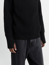 Andersen-Andersen - Navy Turtleneck in Black