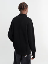 Andersen-Andersen - Navy Turtleneck in Black