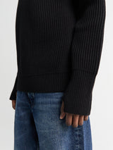 Andersen-Andersen - Navy Crewneck in Black