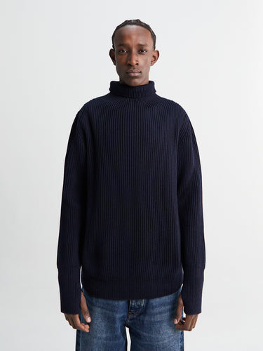 Andersen-Andersen - Navy Turtleneck in Navy