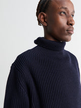 Andersen-Andersen - Navy Turtleneck in Navy