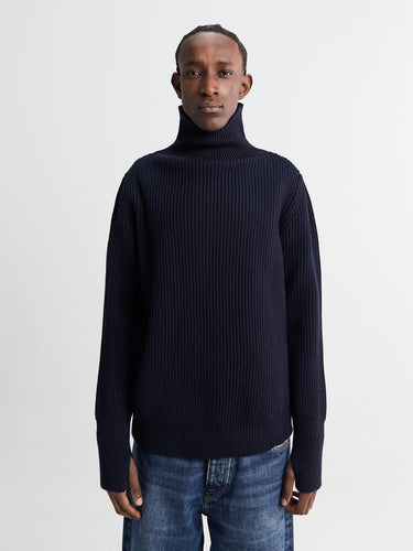 Andersen-Andersen - Navy Turtleneck in Navy