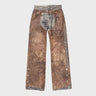 Acne Studios - Printed Jeans in Blue and Brown