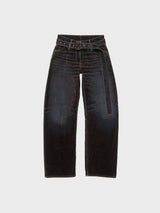 Acne Studios - Trompe L'oeil Belted Jeans in Brown and Blue