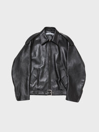 Acne Studios - Leather Biker Jacket in Black