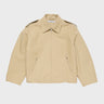 Acne Studios - Cotton Satin Jacket in Beige