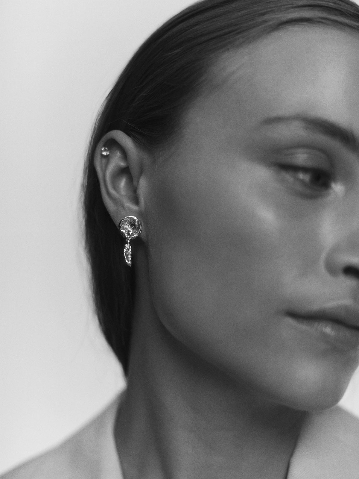 Agnete Earring in Silver