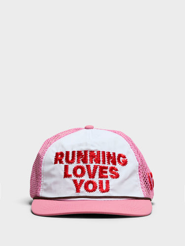 Alex Zono - Running Loves You Trucker Hat in Pink