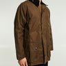 Barbour - Beaufort Wax Jacket in Beige and Sky Dress Tartan