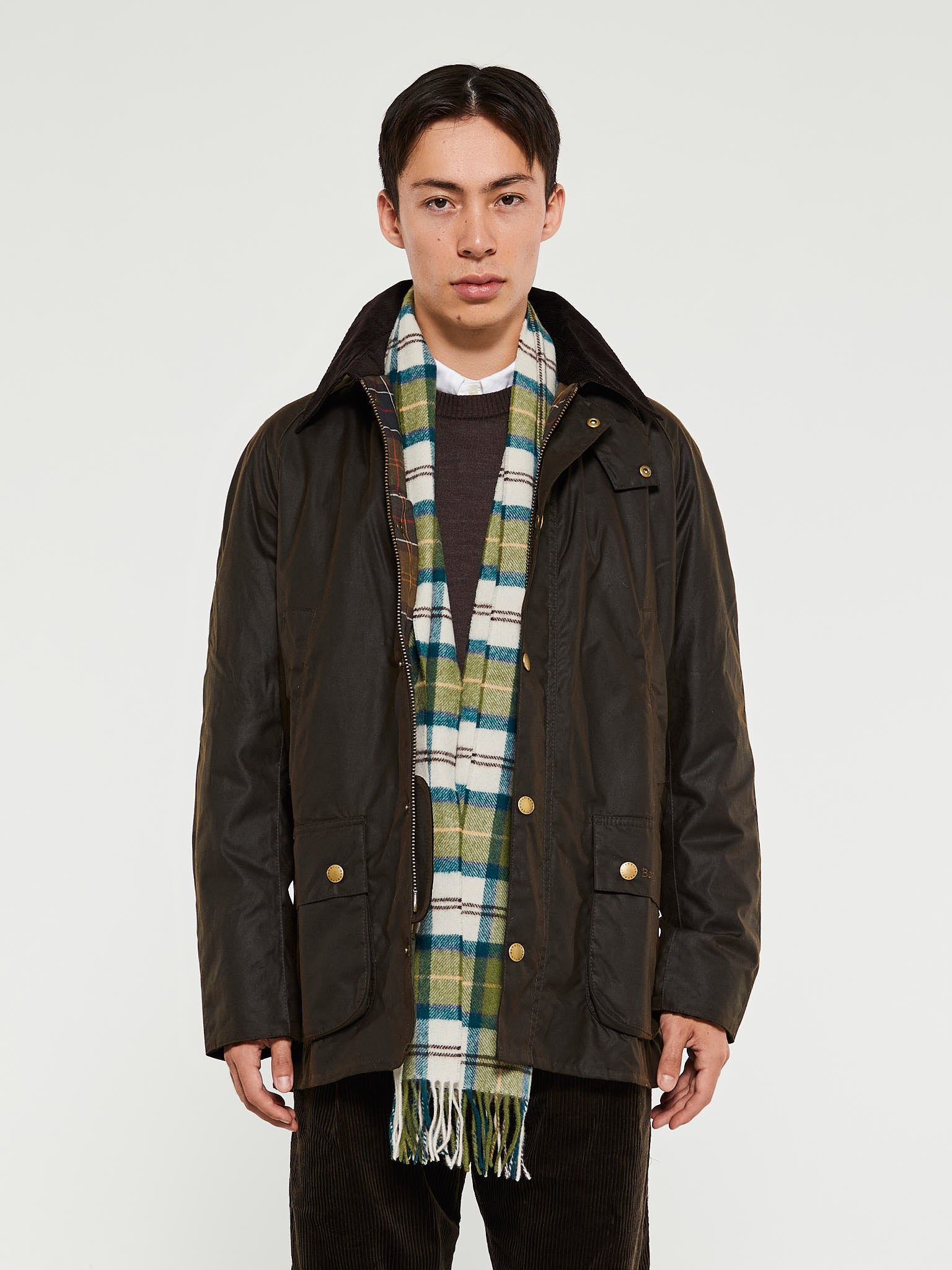 Barbour - Ashby Wax Jacket in Olive