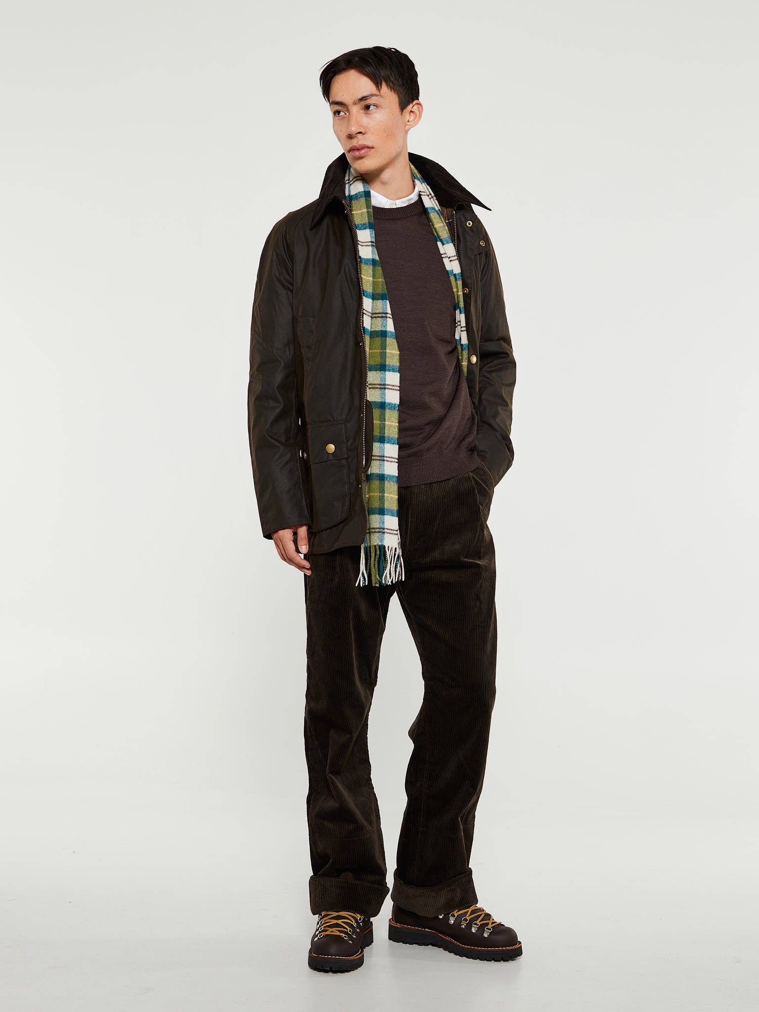 Barbour - Ashby Wax Jacket in Olive