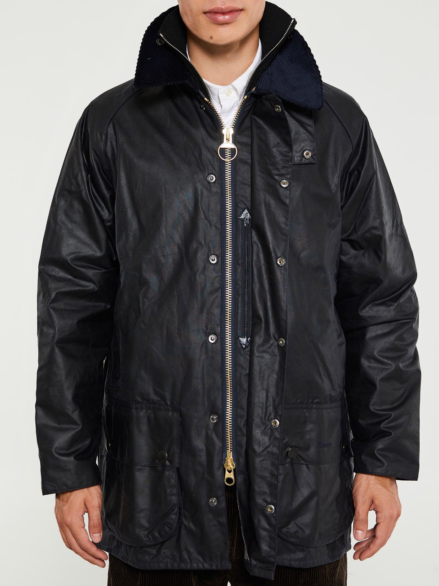 Barbour - Beaufort Wax Jacket in Navy