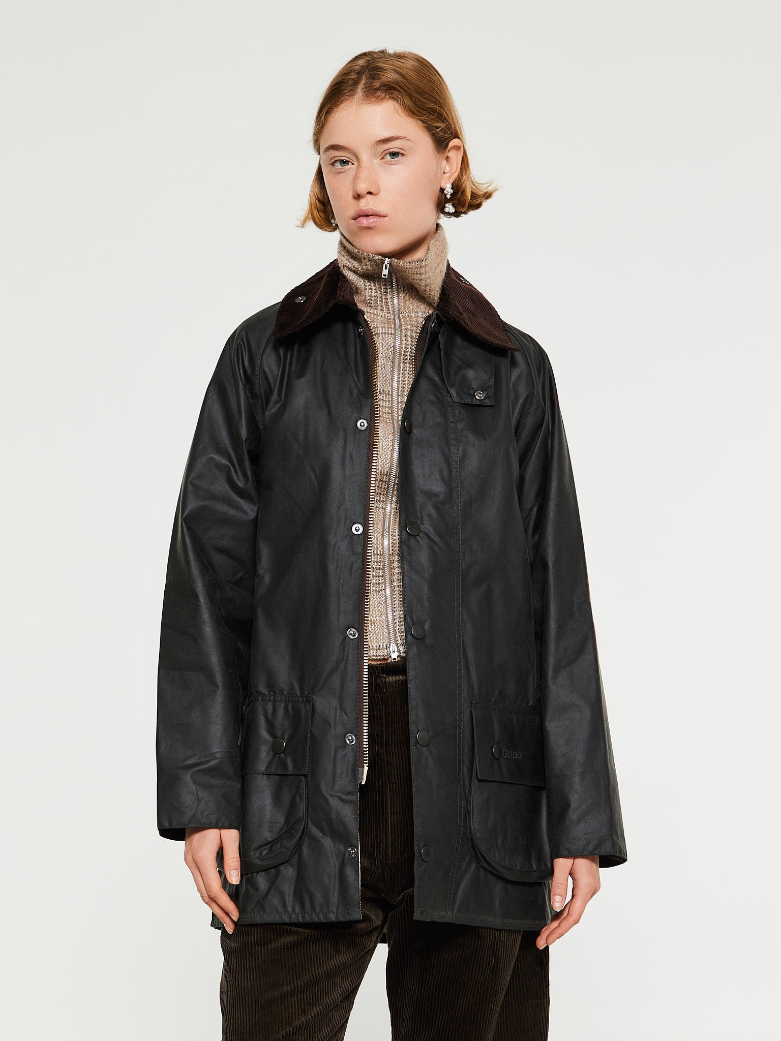 Barbour sage wax jacket online