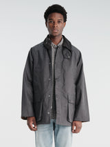 Barbour - Barbour OS Bedale Wax Jacket in Grey