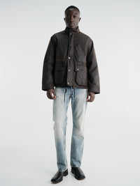 Barbour - Barbour Modified Ursula Wax Jacket in Dark Brown