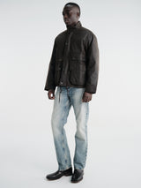 Barbour - Barbour Modified Ursula Wax Jacket in Dark Brown
