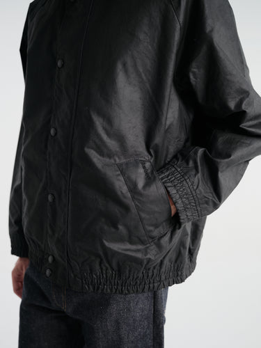 Barbour - Barbour Blouson Transport Wax Jacket in Black