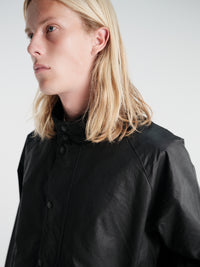 Barbour - Barbour Blouson Transport Wax Jacket in Black