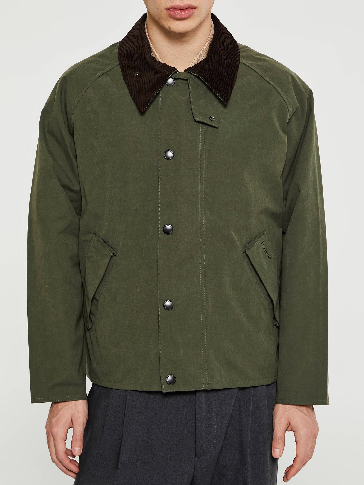 Barbour - Oversized Transporter Casual Jacket in Sage